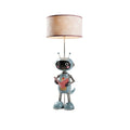 **Luminária Robô Decorativa com Leitor de Livros**