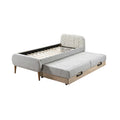 **Sofá-Cama Moderno com Armazenamento Integrado**